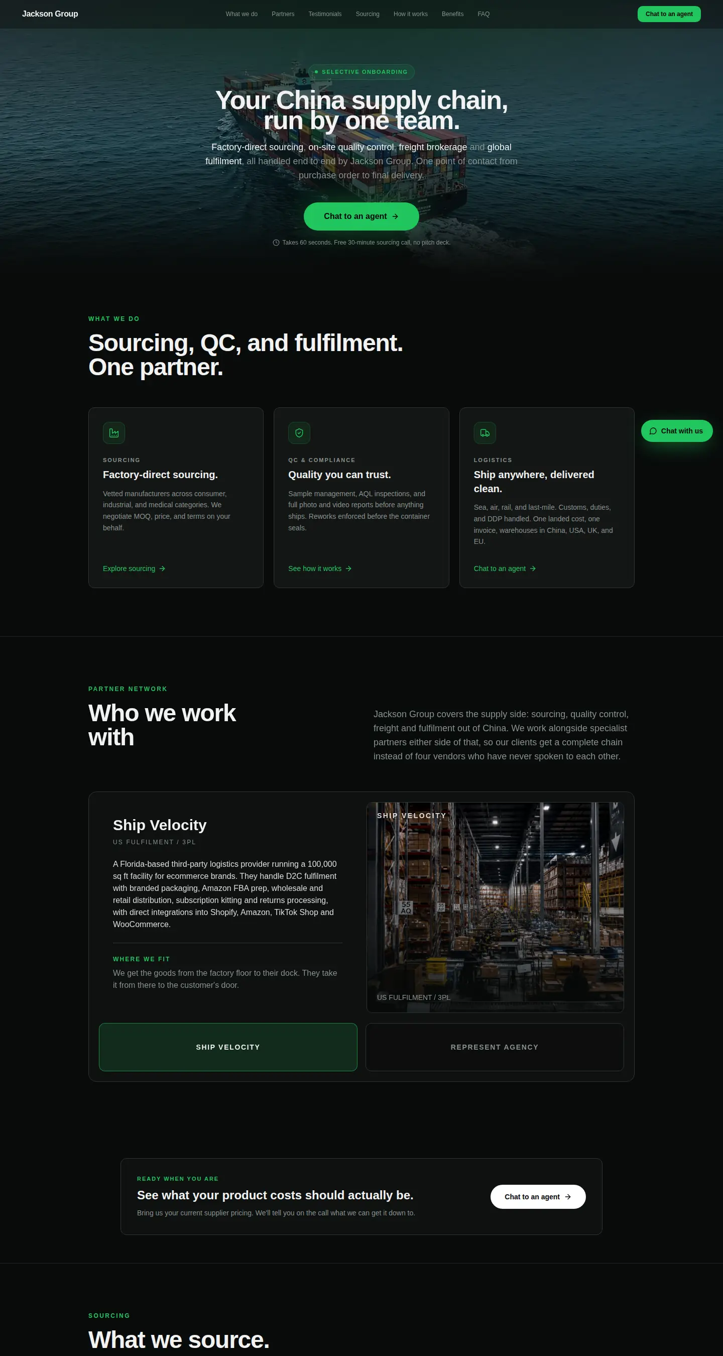 The Jackson Group website, built by Setavo